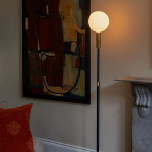 Poise Adjustable Floor Lamp in lifestyle shot