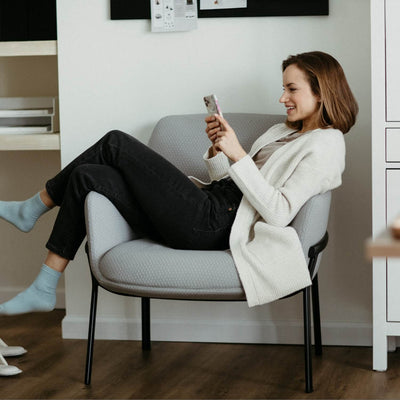 Poppy Lounge Chair with Basket Base