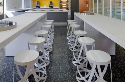 Ribbon Stool in lifestyle shot