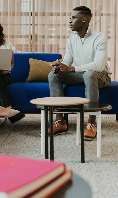 Sprig Side Table in lifestyle shot