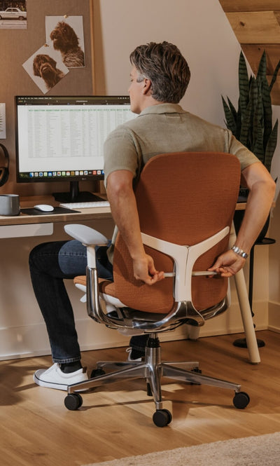 Zody Upholstered Office Chair in lifestyle shot