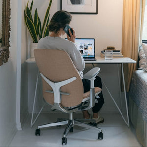 Zody Upholstered Office Chair in lifestyle shot
