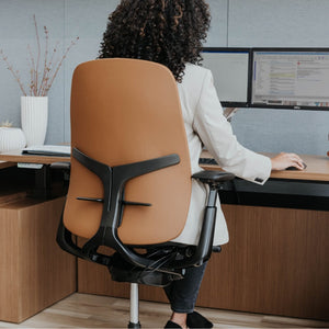 Zody Upholstered Office Chair in lifestyle shot