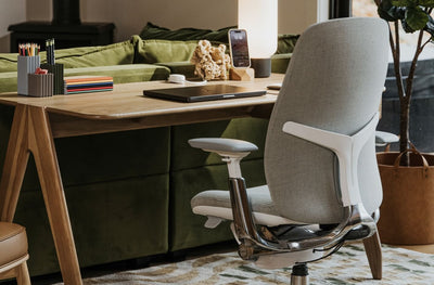 Zody Upholstered Office Chair in lifestyle shot