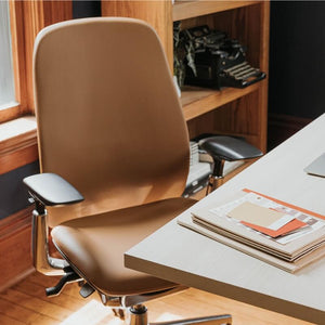 Zody Upholstered Office Chair in lifestyle shot
