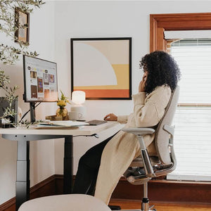 Zody Upholstered Office Chair in lifestyle shot