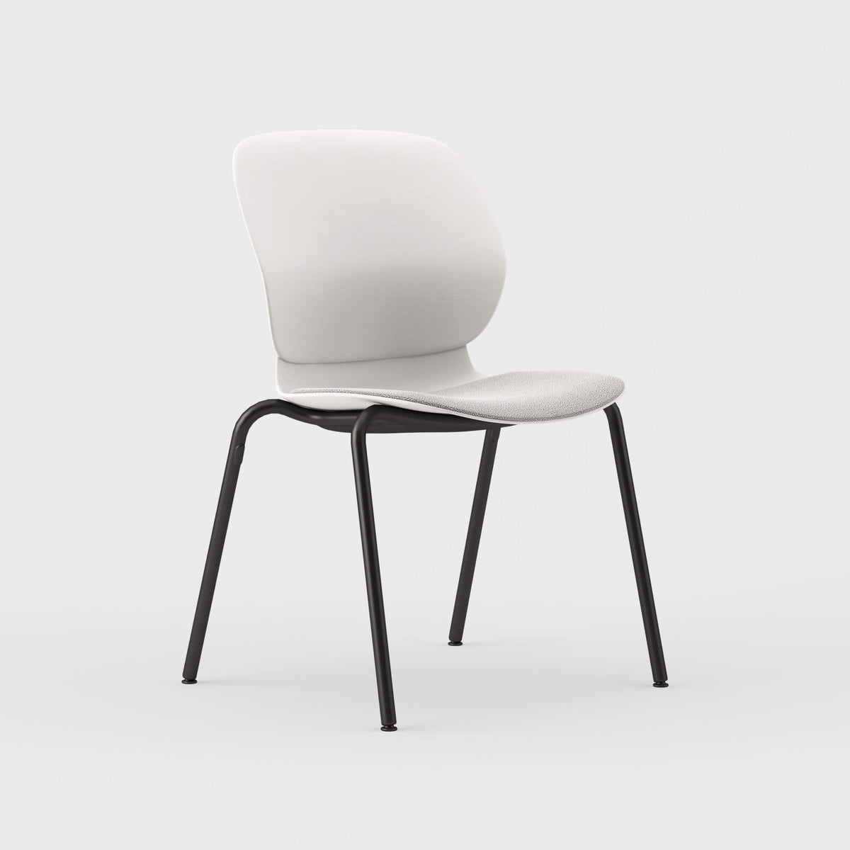 Maari Chair 4-Leg Base with Upholstered Seat