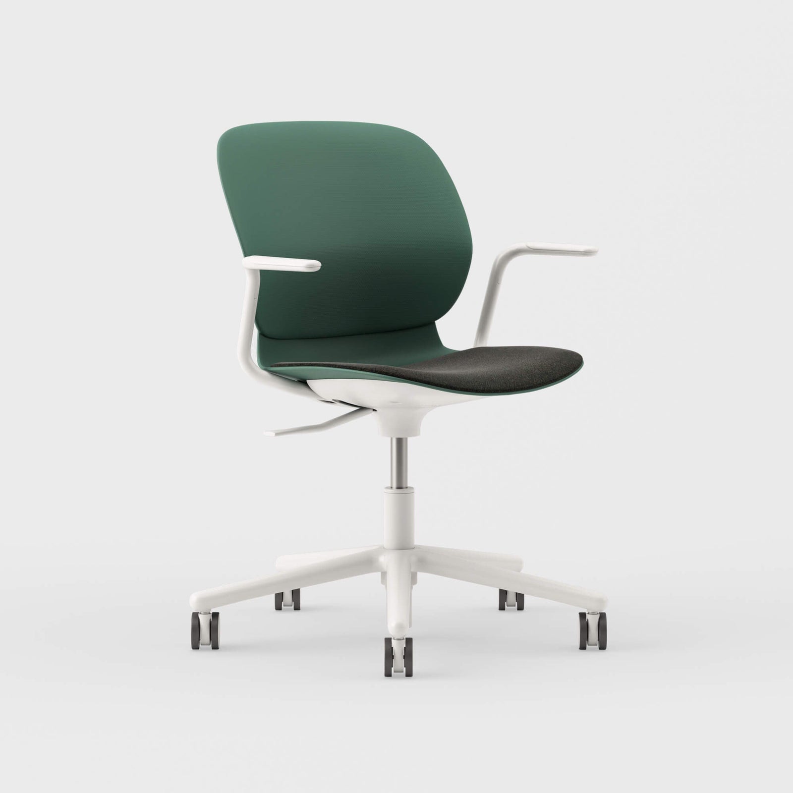 Maari Chair 5-Star Base with Upholstered Seat