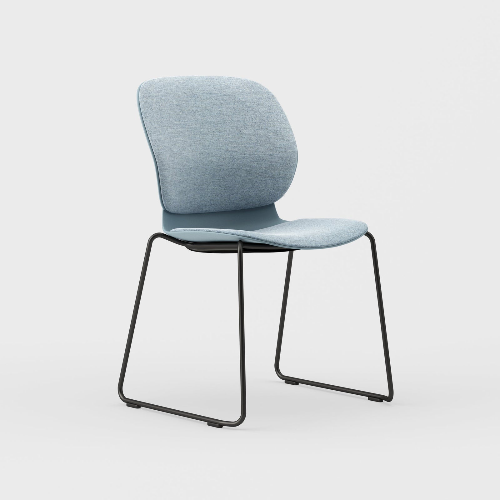 Maari Upholstered Chair with Sled Base