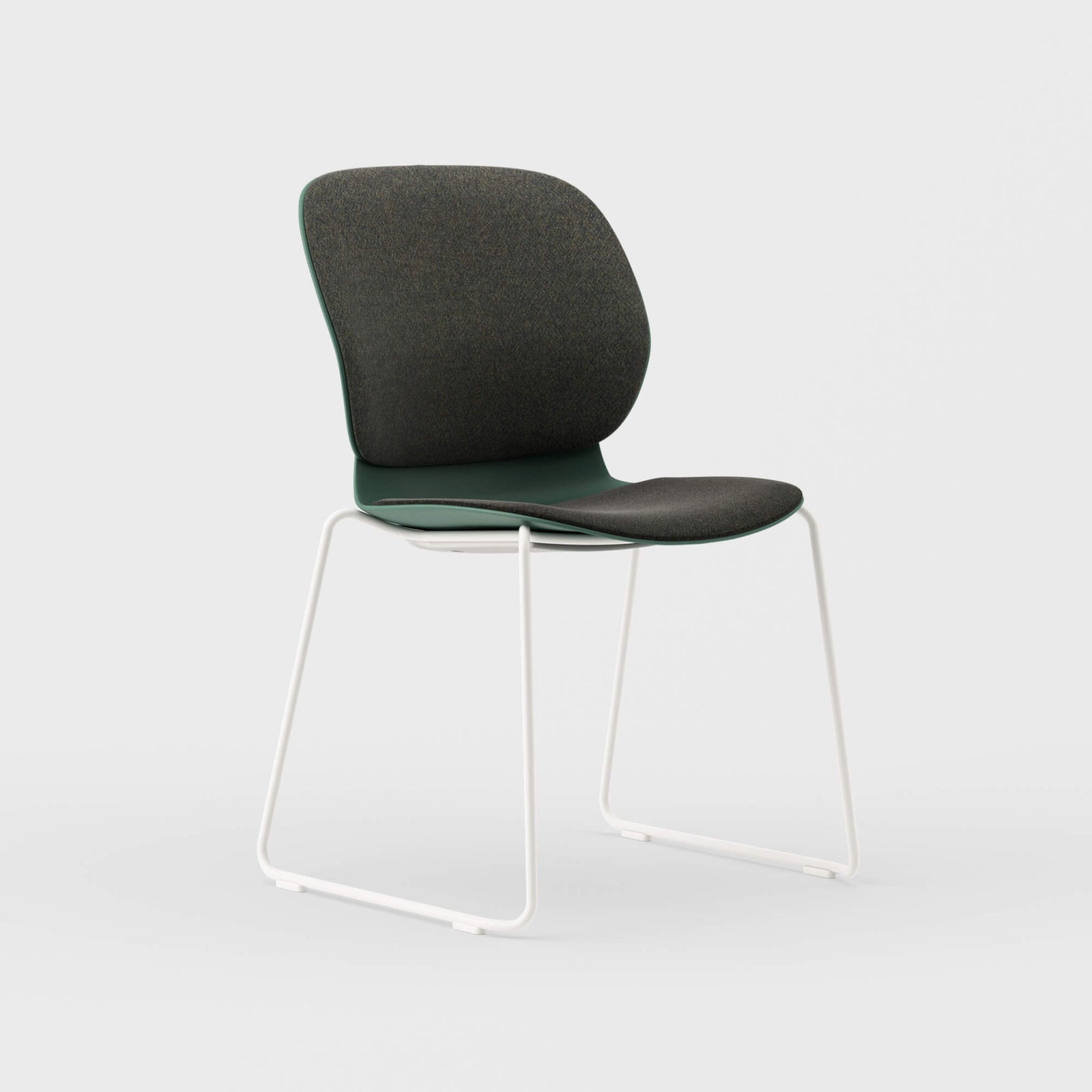 Maari Upholstered Chair with Sled Base