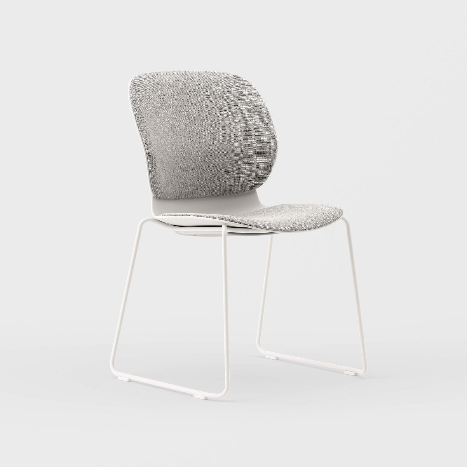 Maari Upholstered Chair with Sled Base