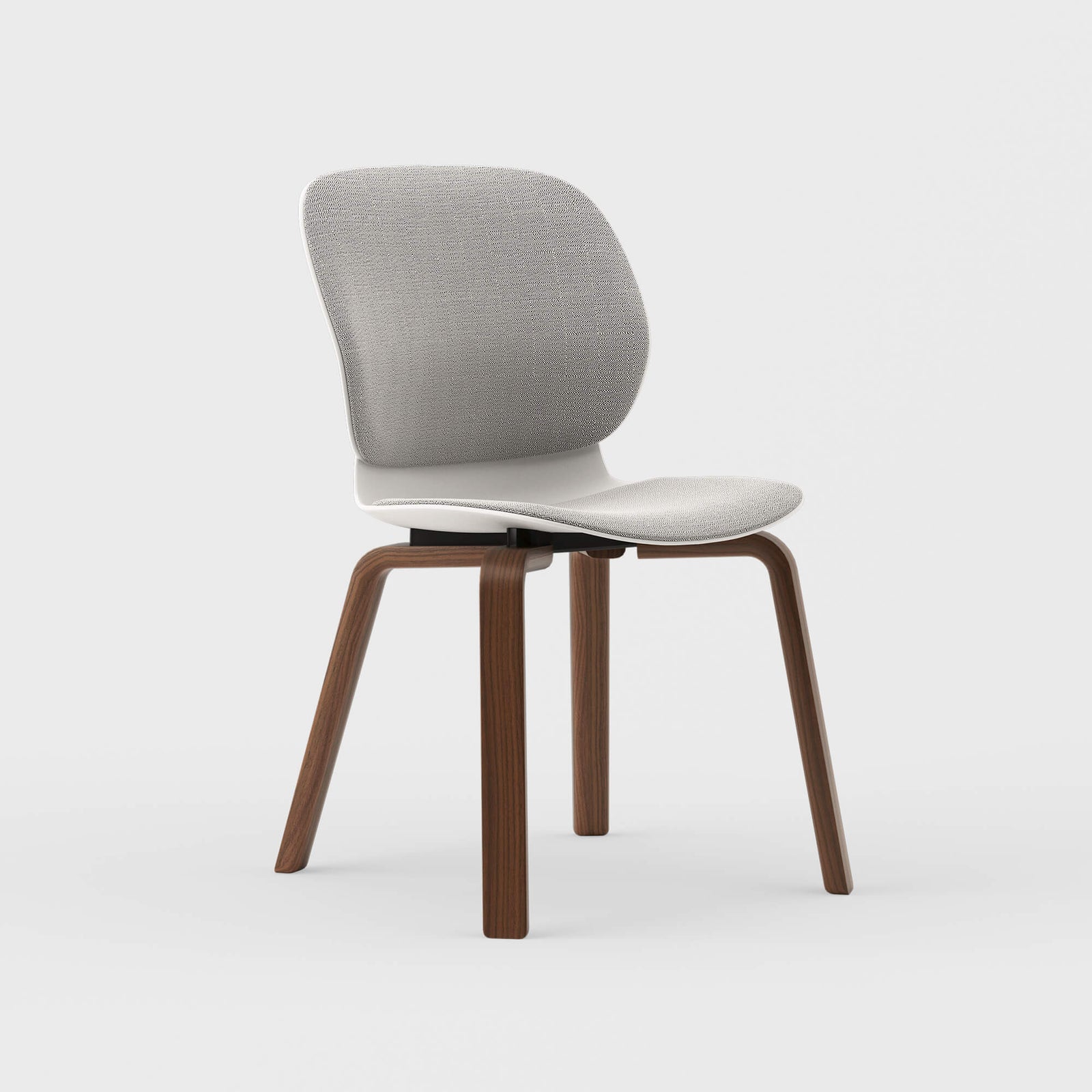 Maari Upholstered Chair with Wood Base