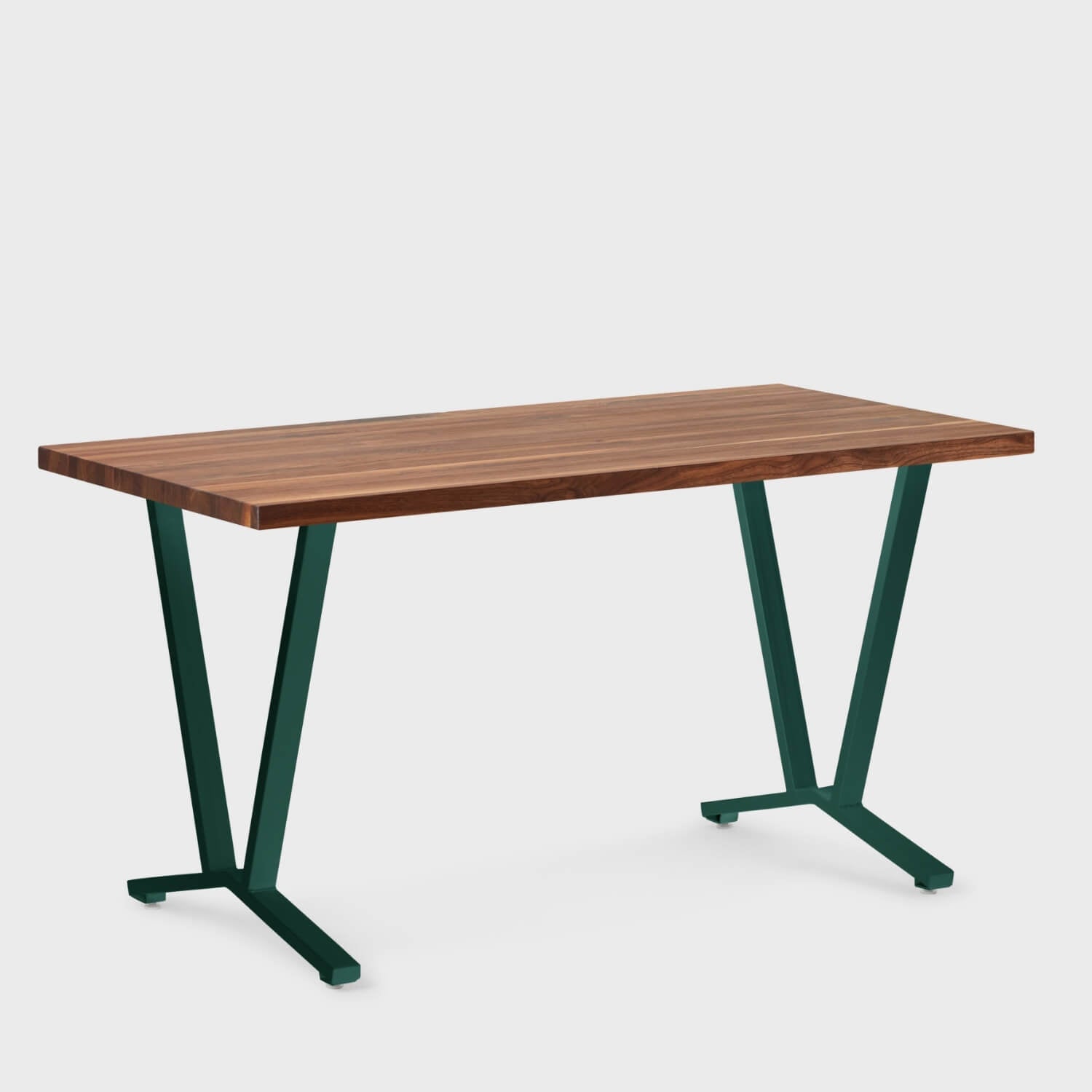 Elements Wood Top Flare Leg Desk