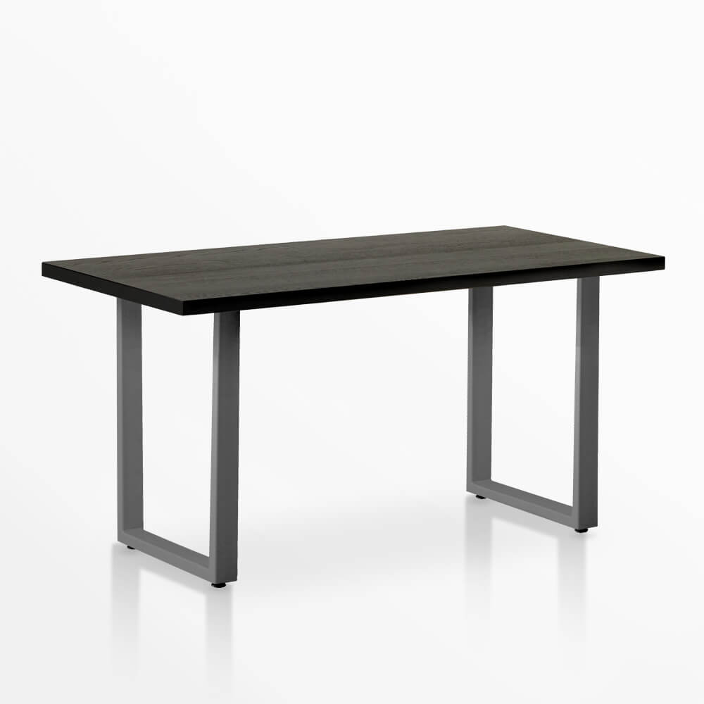 Elements Wood Top Straight Leg Desk