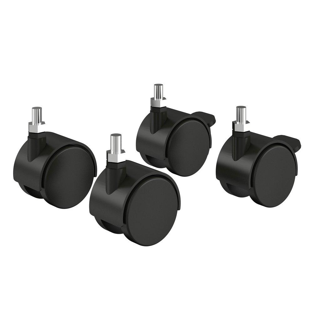 Upside Sit-to-Stand Desk Caster Kit