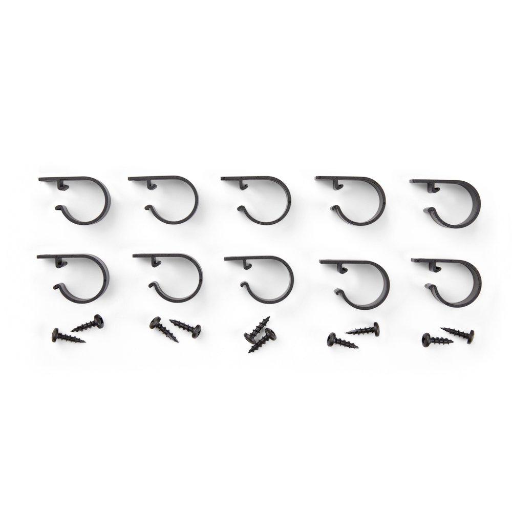 clips for wire fish hook Haworth Wire Management Clips in Black