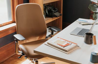 Zody Upholstered Office Chair in lifestyle shot