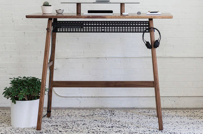 Artifox Standing Height Desk in lifestyle shot