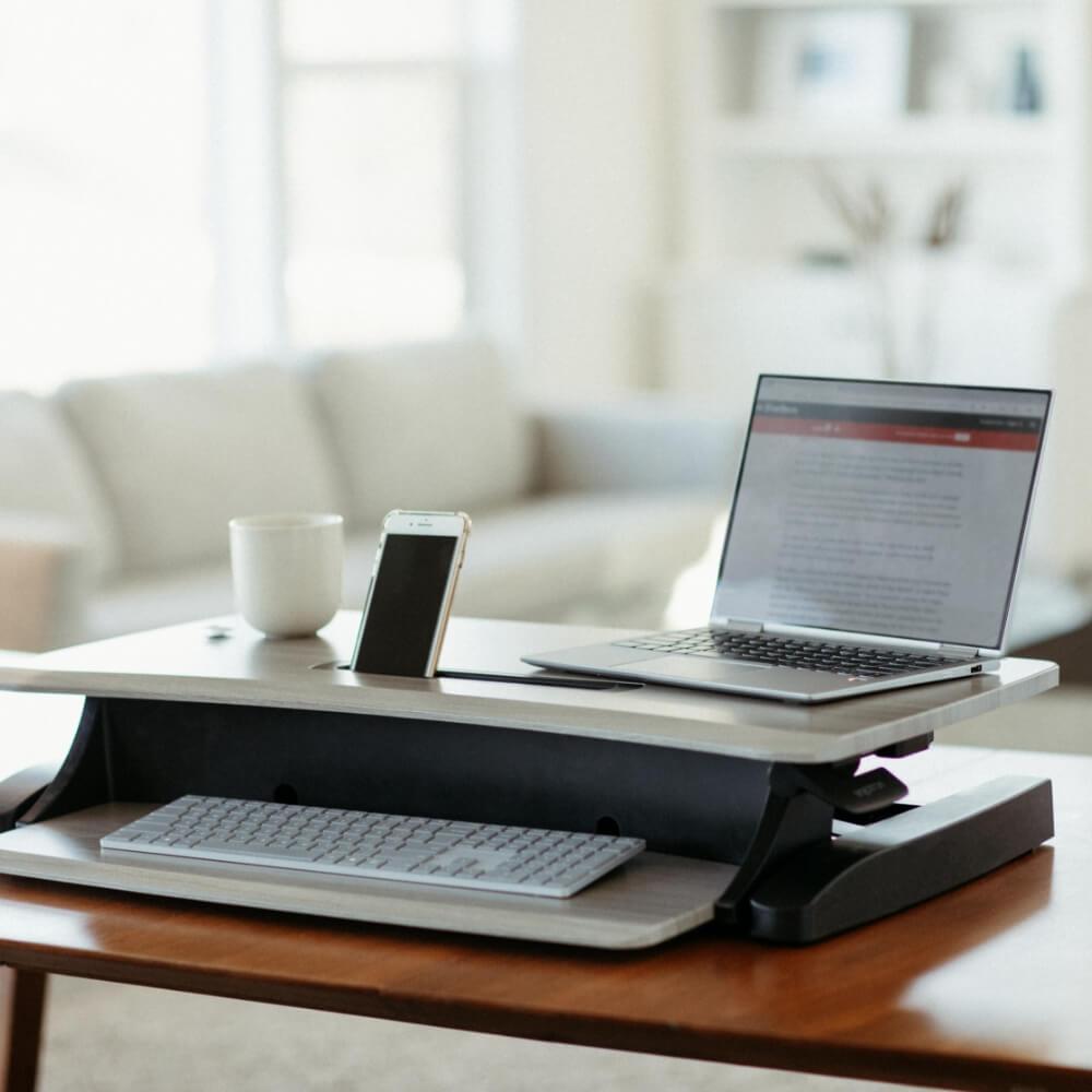 Mini Standing Ergotron WorkFit-Z Mini Standing Desk Converter - Haworth Store
