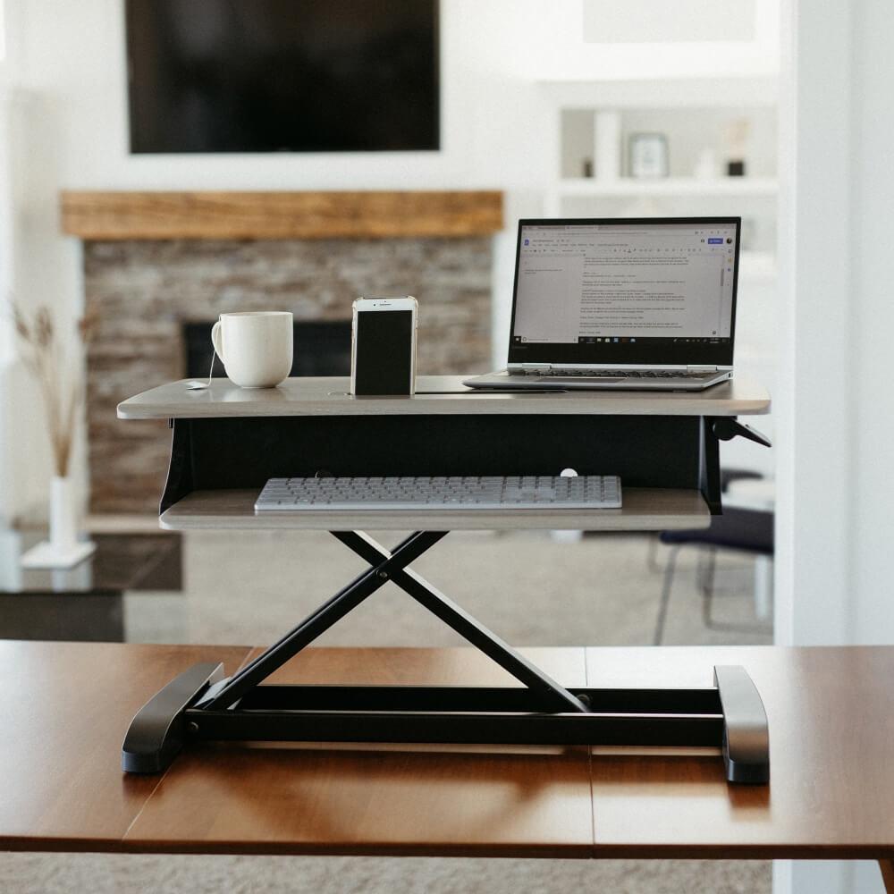 Mini Standing Ergotron WorkFit-Z Mini Standing Desk Converter - Haworth Store