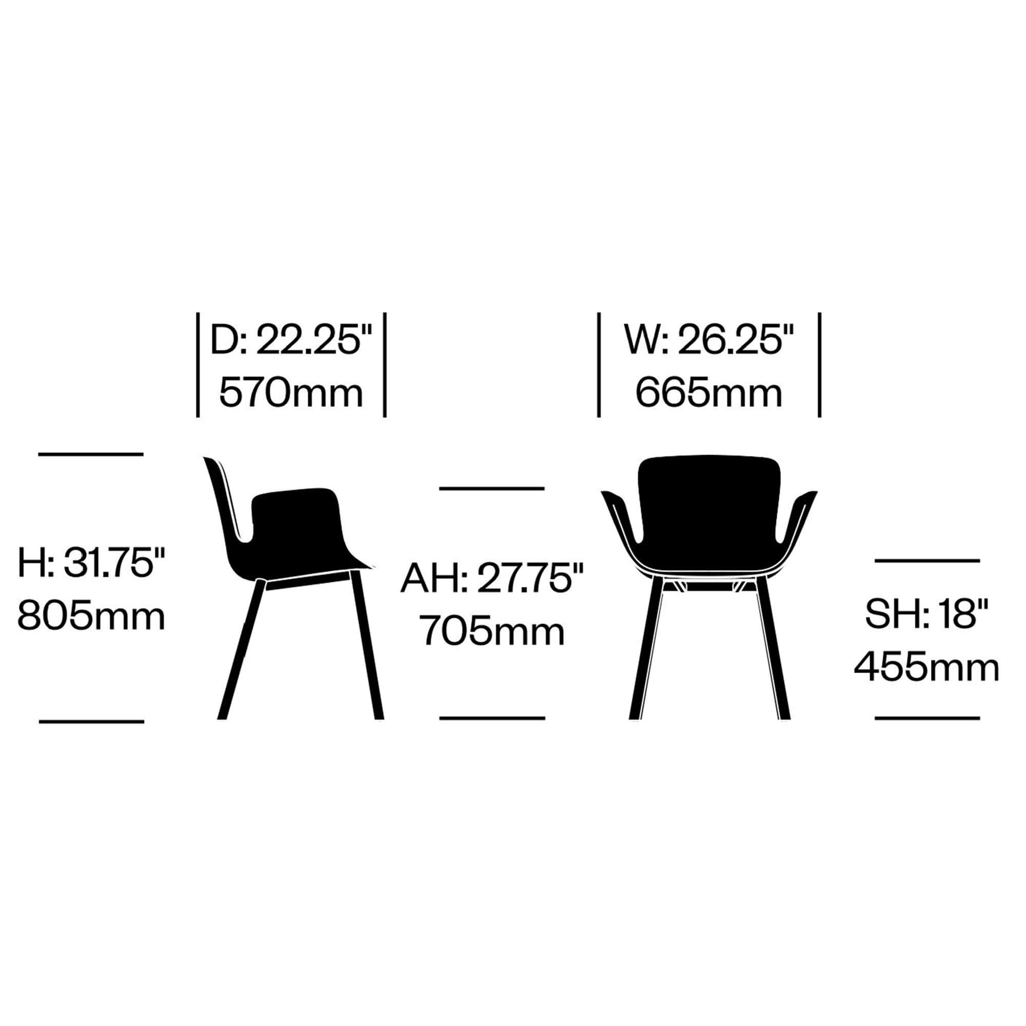 Juli Plastic - Wood Base