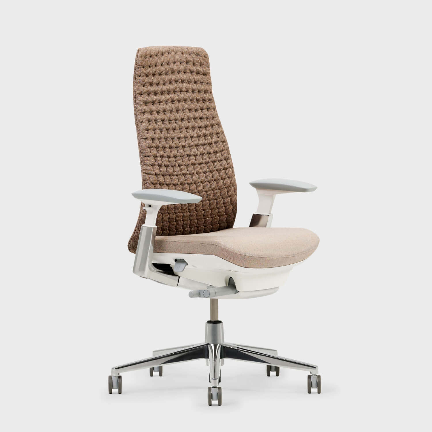 Ergonomic Fern Office Chair with high backrest and cushioned seat on a swivel base