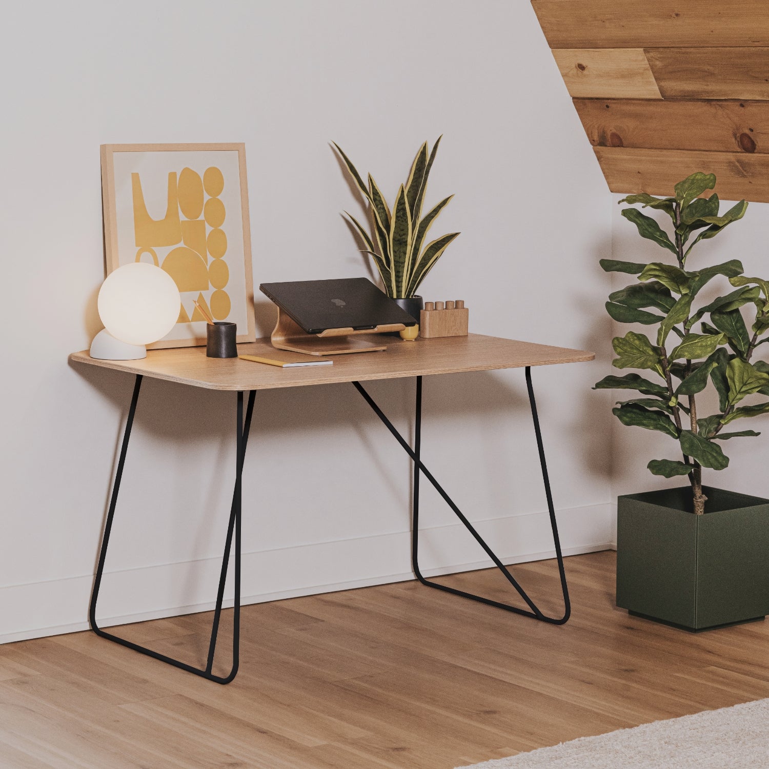 Market Wire Frame Desk