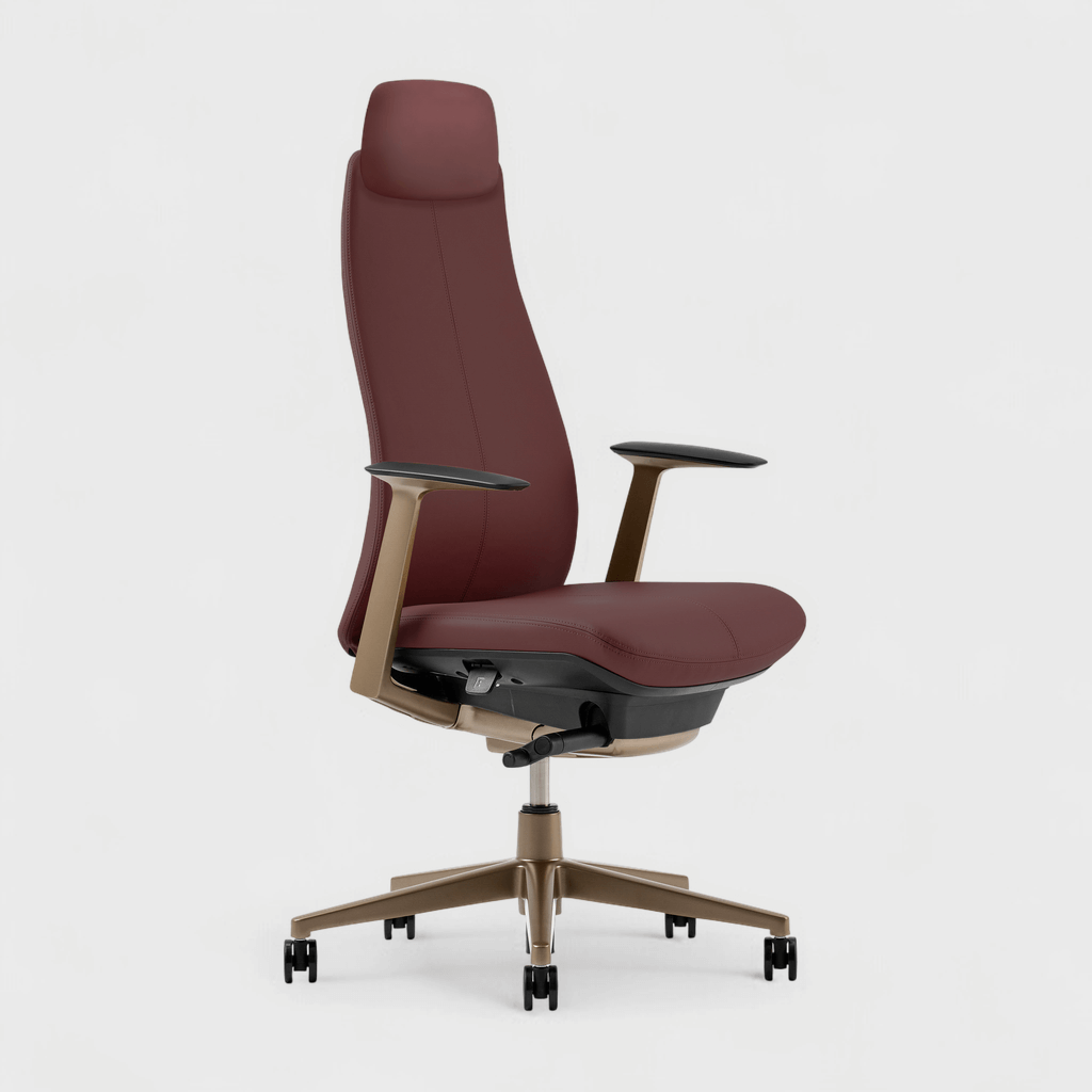 Fern Office Chair with Bronze Base