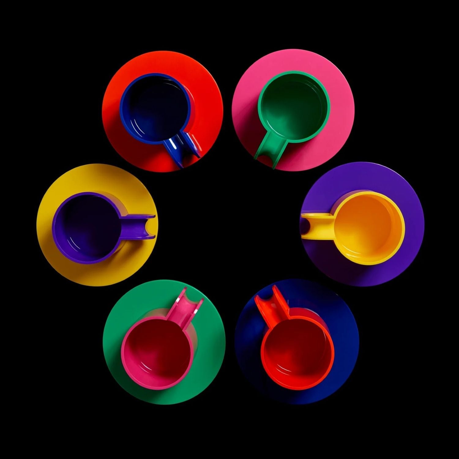 Max 2 Cups & Saucers | Playfully Designed Durable Mugs
