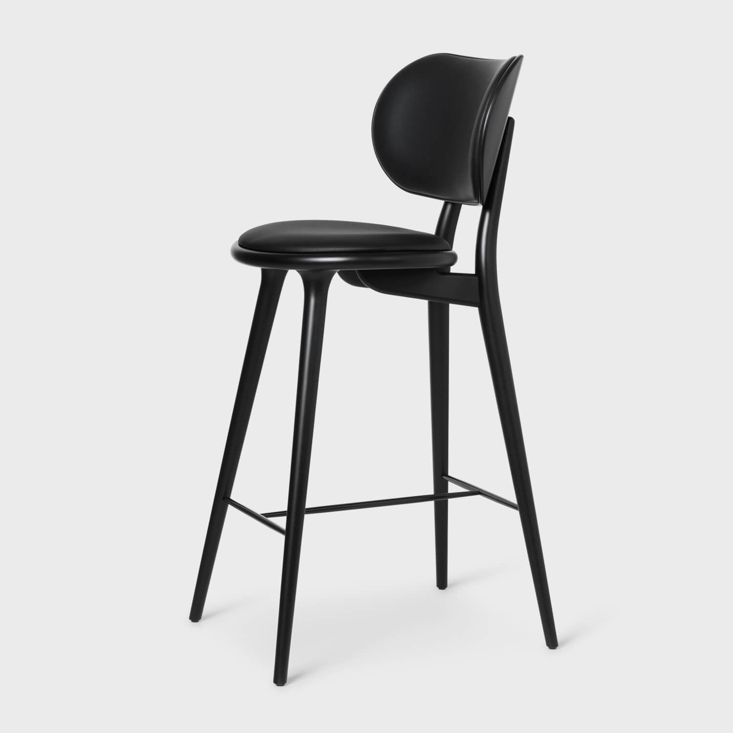 Mater High Stool with Backrest