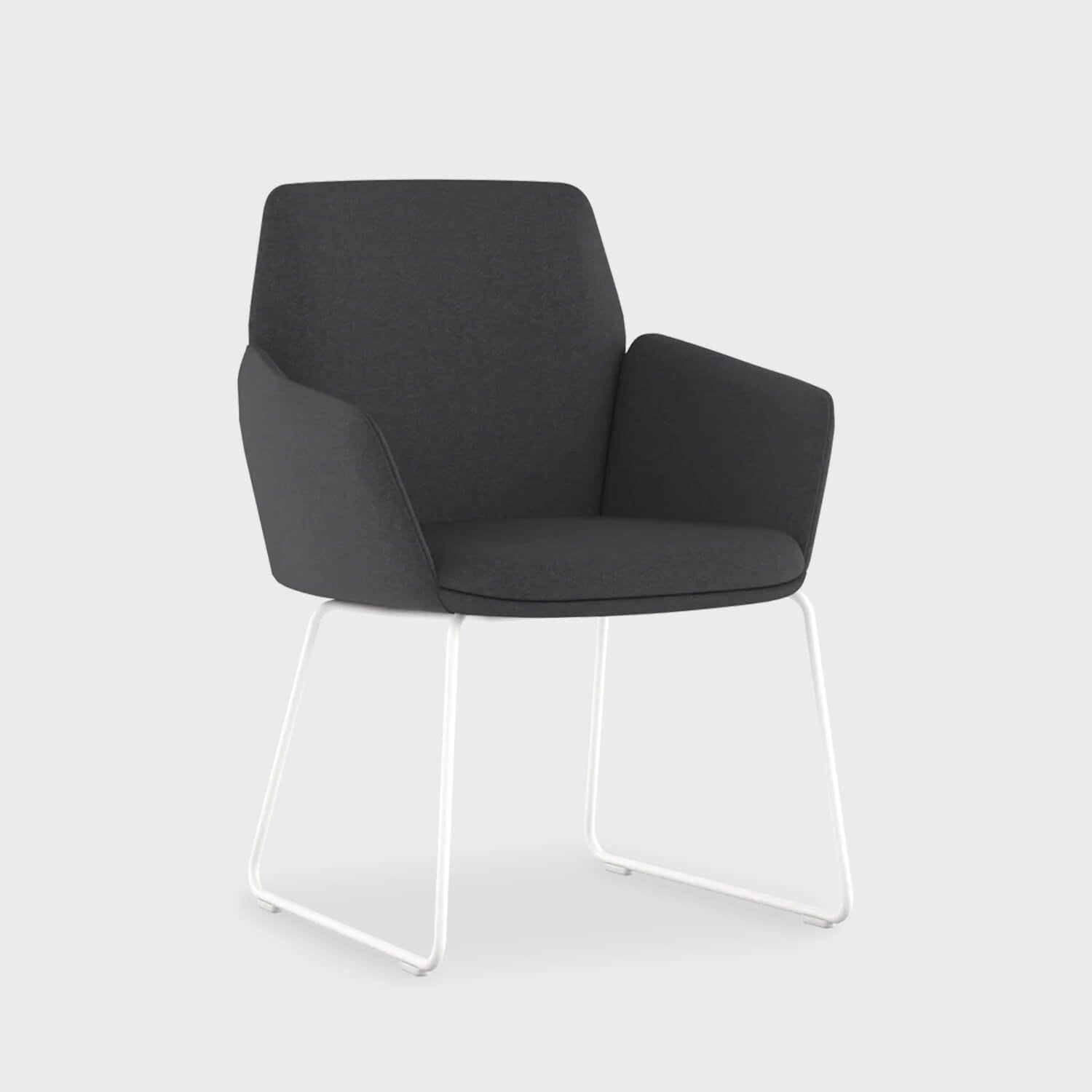 Poppy Guest Chair with Sled Base