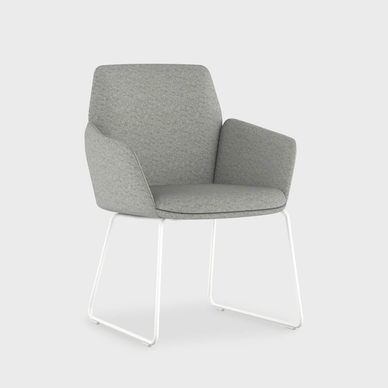 Poppy Guest Chair with Sled Base