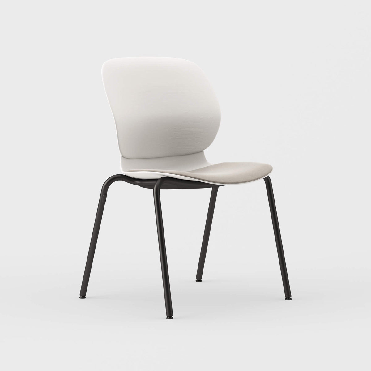 Maari Chair 4-Leg Base with Upholstered Seat