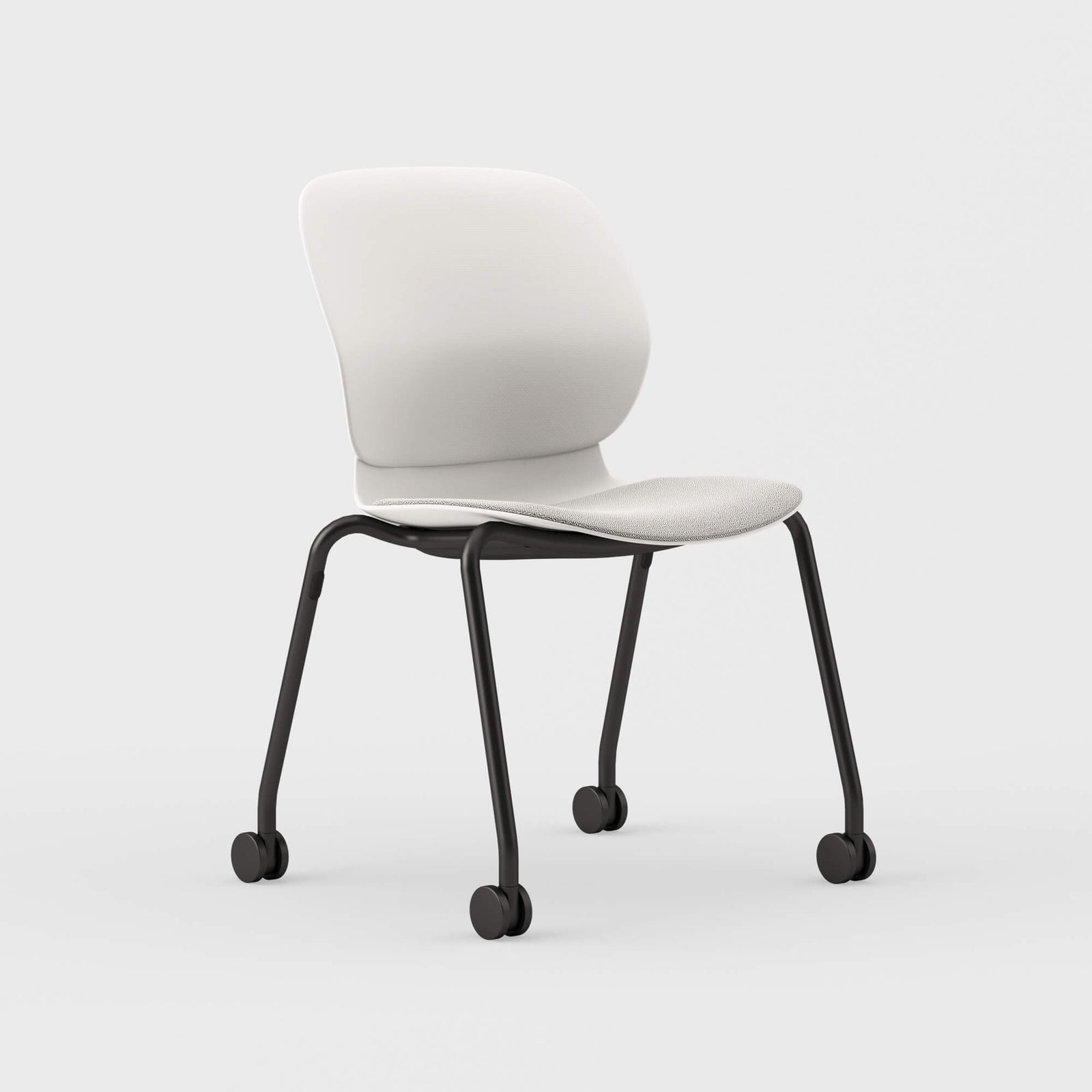 Maari Chair 4-Leg Base with Upholstered Seat