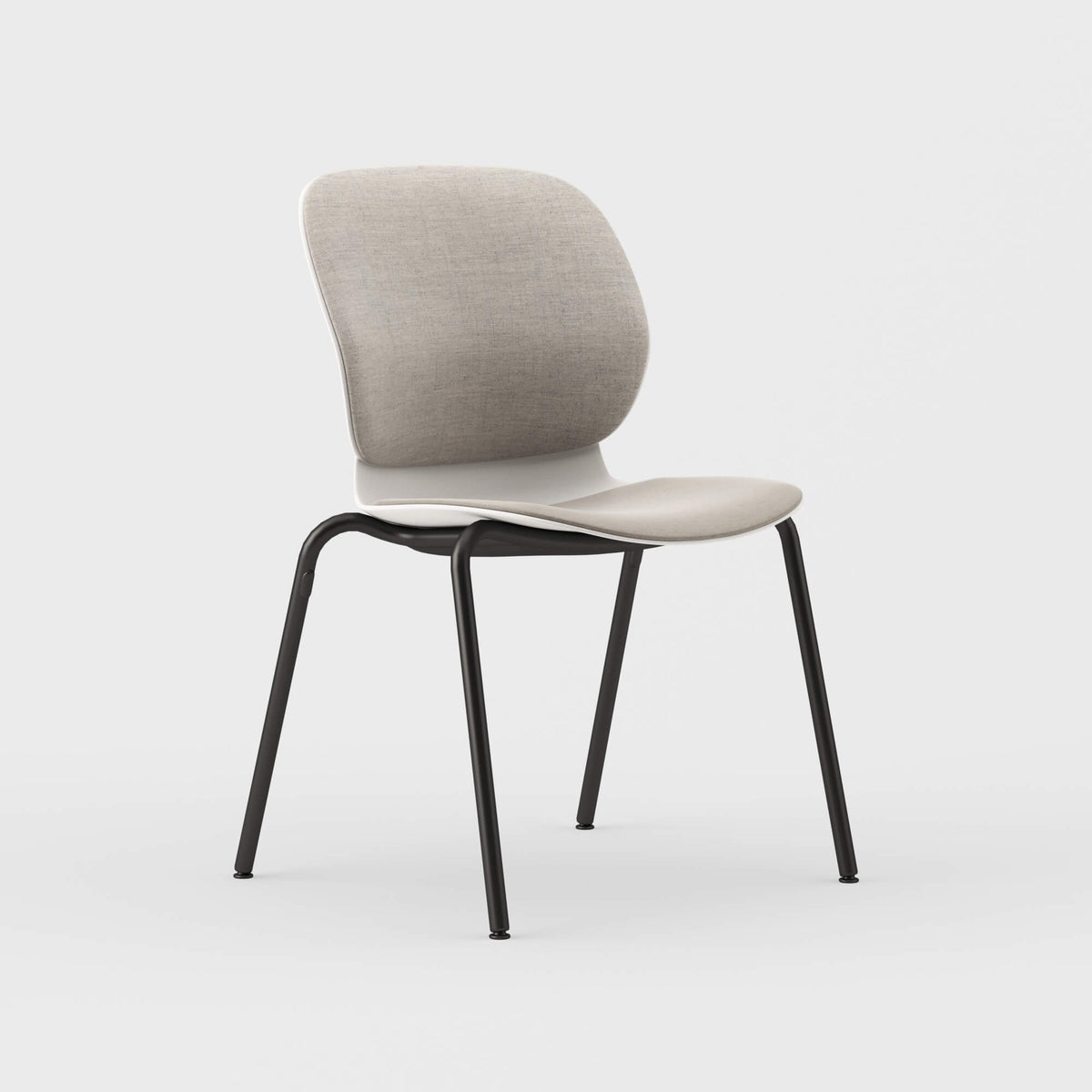Maari Upholstered Chair with 4-Leg Base
