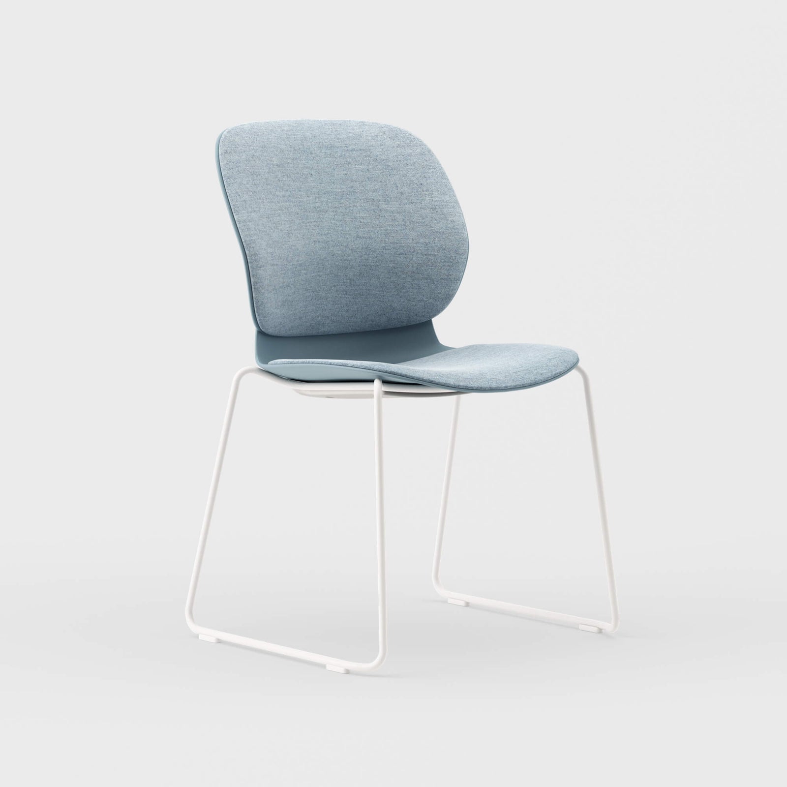 Maari Upholstered Chair with Sled Base