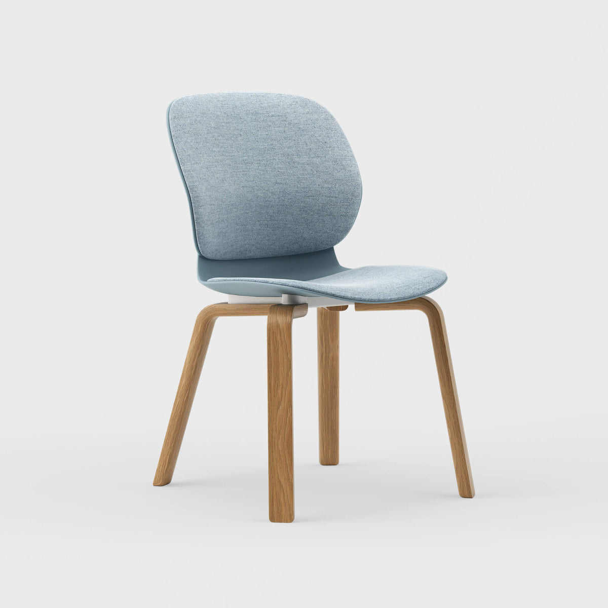 Maari Upholstered Chair with Wood Base