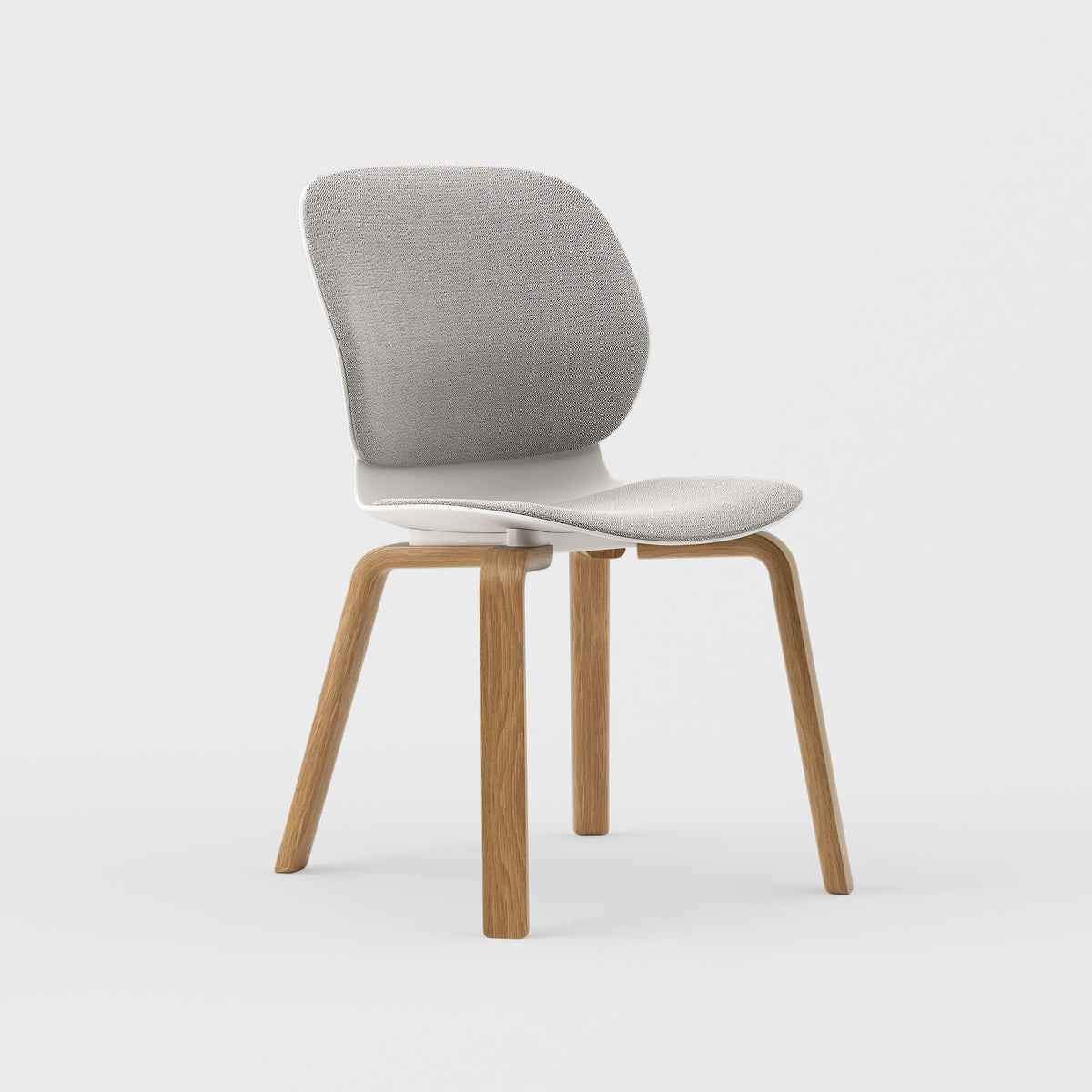 Maari Upholstered Chair with Wood Base