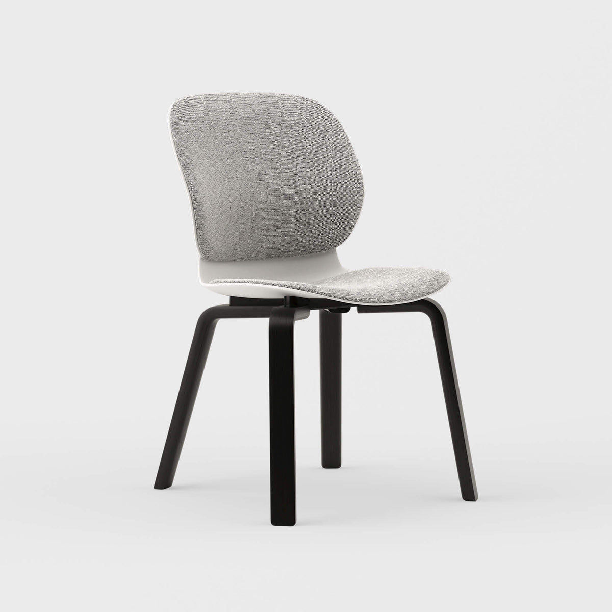 Maari Upholstered Chair with Wood Base