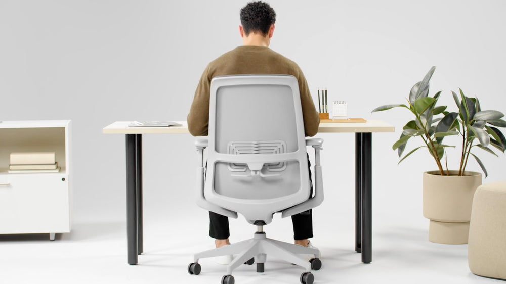 Soji Mesh and Leather Office Chairs Haworth Store