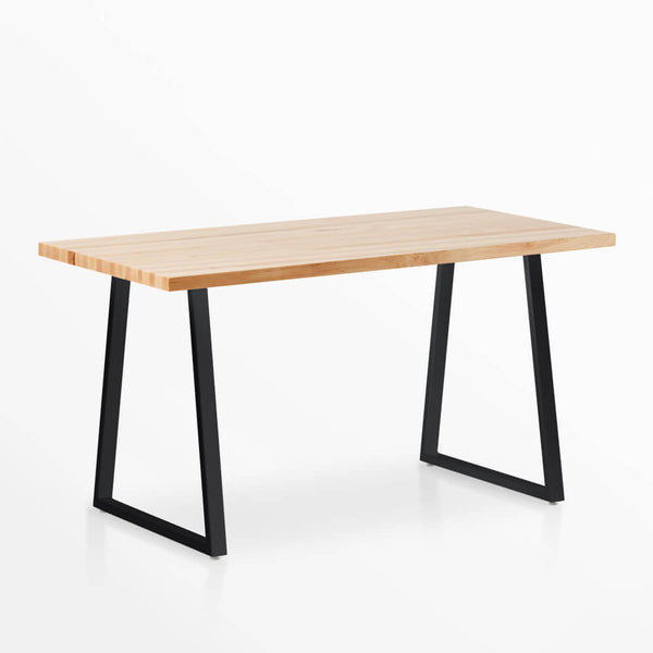 Elements Wood Top Wide Leg Desk